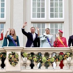 La Familia Real Holandesa saludando en el Prinsjesdag 2024