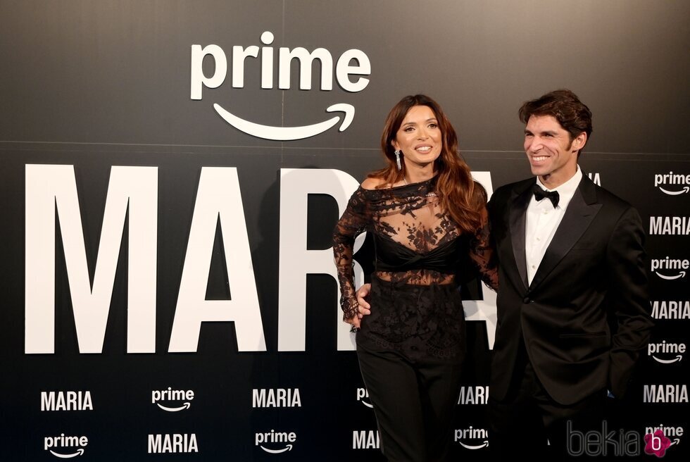 Cayetano Rivera y Maria Cerqueira en la premiere del documental 'Maria'