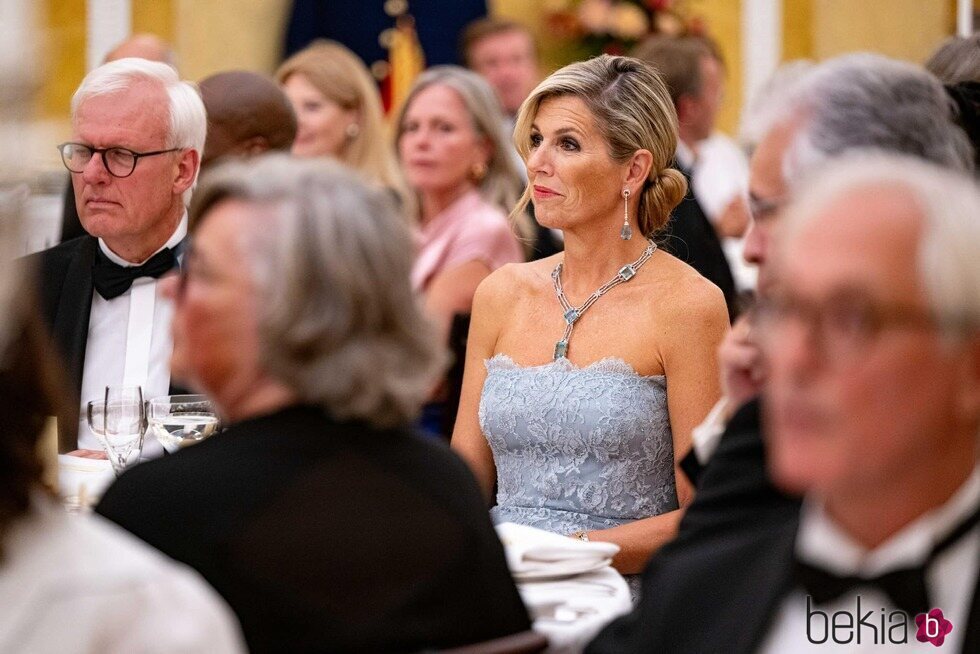 Máxima de Holanda en una cena de gala al Consejo de Estado de Países Bajos