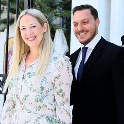 Theodora de Grecia y Matthew Kumar antes de su boda