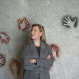 Eva García Sáenz de Urturi en el Centro de Arte Rupestre de Cantabria