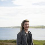 Eva García Saénz de Urturi en la Costa Quebrada de Cantabria en la presentación de su novela 'La vieja familia'