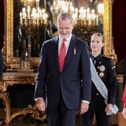 Los Reyes y la Princesa Leonor llegan a la recepción oficial por el Día de la Hispanidad 2024