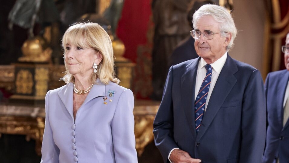 Esperanza Aguirre en la recepción oficial por el Día de la Hispanidad 2024