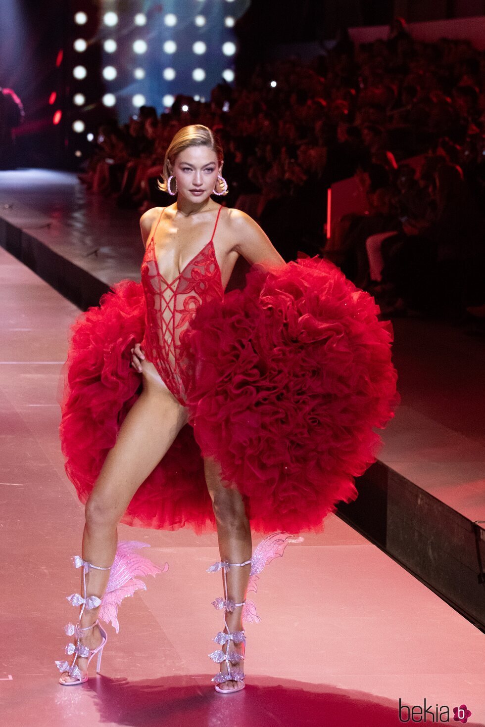 Gigi Hadid en el Victoria's Secret Fashion Show 2024