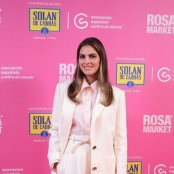 Amaia Salamanca en la inauguración del  Rosa Market para apoyar la lucha contra el cáncer de mama