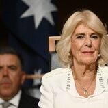 La Reina Camilla en el Parlamento australiano en Canberra durante su viaje oficial a Australia en octubre de 2024