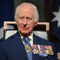 El Rey Carlos III en el Parlamento australiano en Canberra durante su viaje oficial a Australia en octubre de 2024