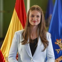 La Princesa Leonor en el acto en el que recibió el título de Alcaldesa Honoraria de Oviedo