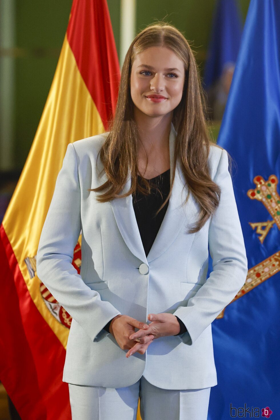 La Princesa Leonor en el acto en el que recibió el título de Alcaldesa Honoraria de Oviedo