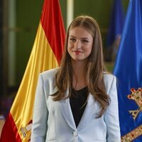 La Princesa Leonor en el acto en el que fue nombrada Alcaldesa Honoraria de Oviedo