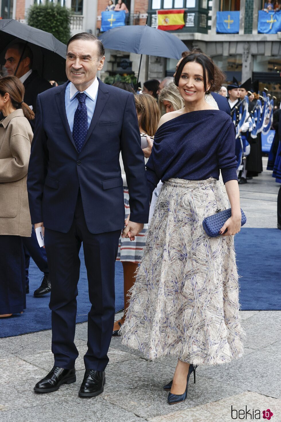 Pedro J. Ramírez y Cruz Sánchez de Lara en los Premios Princesa de Asturias 2024