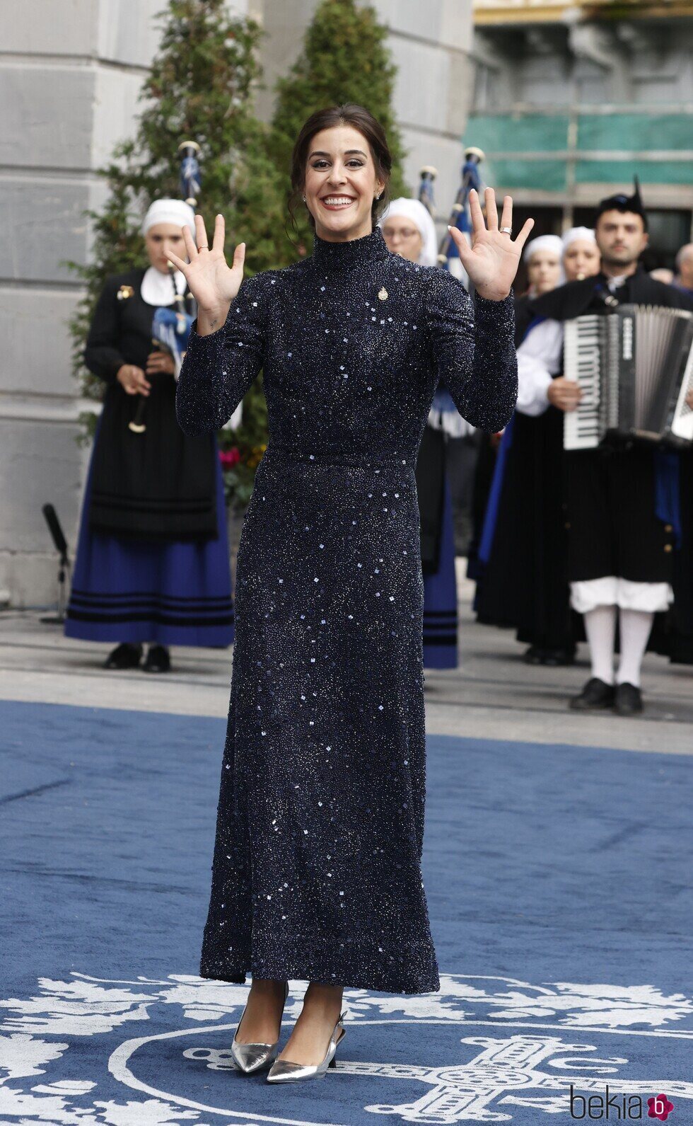 Carolina Marín llegando a los Premios Princesa de Asturias 2024