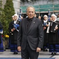 Joan Manuel Serrat llegando a los Premios Princesa de Asturias 2024