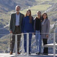 Los Reyes Felipe y Letizia, la Princesa Leonor y la Infanta Sofía en el Pueblo Ejemplar de Asturias 2024