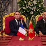 Emmanuel Macron y Mohamed VI de Marruecos en la Visita de Estado del Presidente de Francia a Marruecos