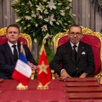 Emmanuel Macron y Mohamed VI de Marruecos en la Visita de Estado del Presidente de Francia a Marruecos