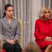 Lalla Khadija de Marruecos y Brigitte Macron en la Visita de Estado del Presidente de Francia a Marruecos