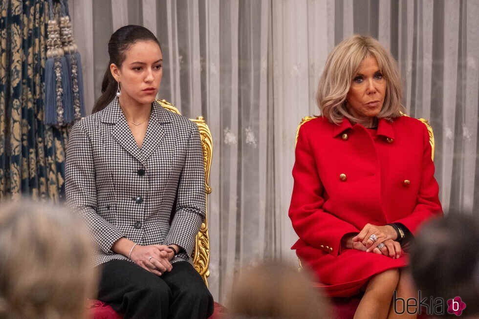 Lalla Khadija de Marruecos y Brigitte Macron en la Visita de Estado del Presidente de Francia a Marruecos