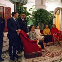 La Familia Real de Marruecos con los Macron en la Visita de Estado del Presidente de Francia a Marruecos