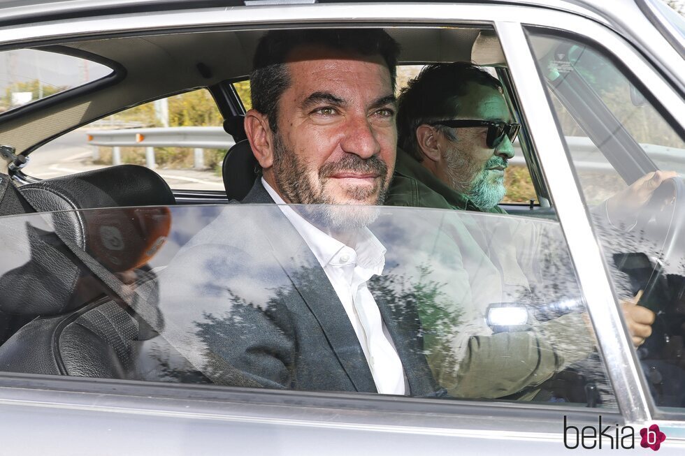 Arturo Valls llegando a la boda de Ana Guerra y Víctor Elías