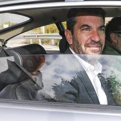 Arturo Valls llegando a la boda de Ana Guerra y Víctor Elías