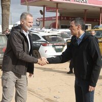 Felipe VI y Pedro Sánchez en su visita a la Comunidad Valencia tras la DANA