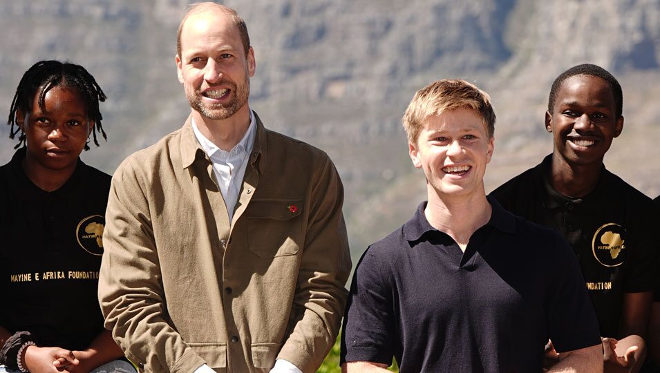 El Príncipe Guillermo y Robert Irwin en Sudáfrica