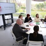 La Reina Letizia en una reuniÃ³n sobre la DANA en La Zarzuela