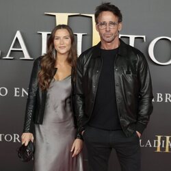 Álvaro Muñoz Escassi y Anna Barrachina en el estreno de 'Gladiator II'