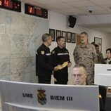 El Rey Felipe VI vestido de militar en su visita a la Base Militar Jaime I de BÃ©tera, Valencia