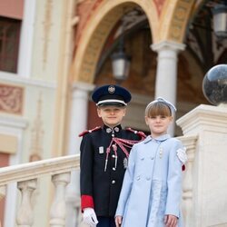 Jacques y Gabriella de Mónaco en el Día Nacional de Mónaco 2024