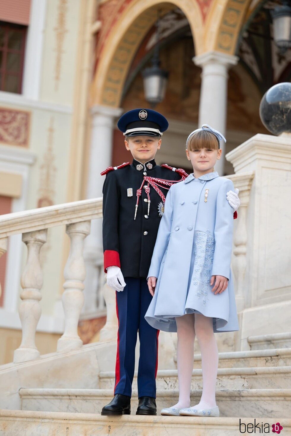 Jacques y Gabriella de Mónaco en el Día Nacional de Mónaco 2024