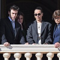 Louis Ducruet, Camille Gottlieb, Pauline Ducruet y Estefanía de Mónaco en el Día Nacional de Mónaco 2024