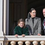 Andrea Casiraghi y Tatiana Santo Domingo y su hija India Casiraghi en el Día Nacional de Mónaco 2024