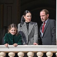 Andrea Casiraghi y Tatiana Santo Domingo y su hija India Casiraghi en el Día Nacional de Mónaco 2024