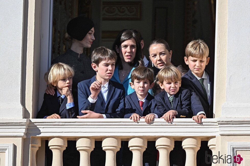 Beatrice Borromeo y su hijo, Carlota Casiraghi y sus hijos, Alexandra de Hannover y los hijos de Andrea Casiraghi