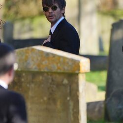 Louis Tomlinson en el funeral de Liam Payne