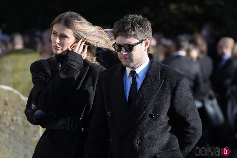 Niall Horan a la salida del funeral de Liam Payne