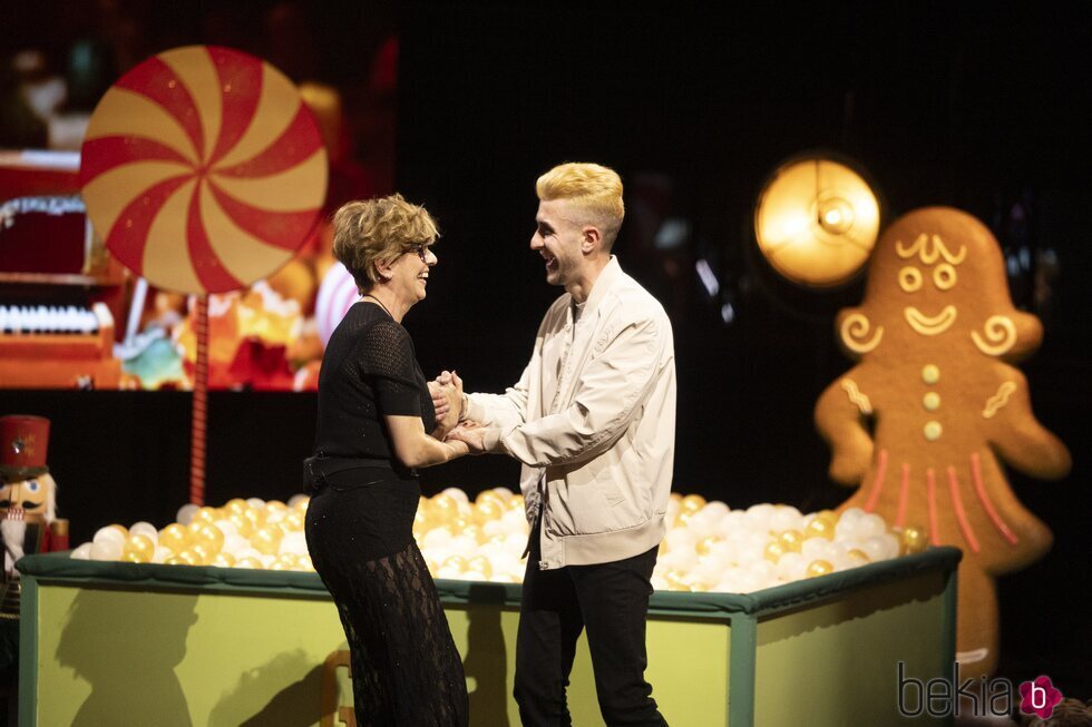 Luis con su madre Natalia en la gala 12 de 'GH 2024'