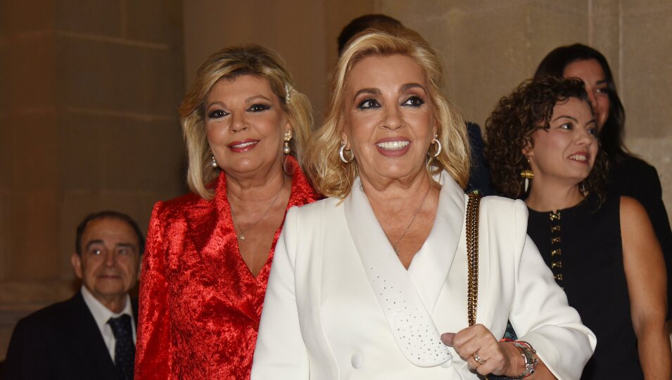 Terelu y Carmen Borrego en la cena previa a la entrega de Medallas de Oro al Mérito en las Bellas Artes