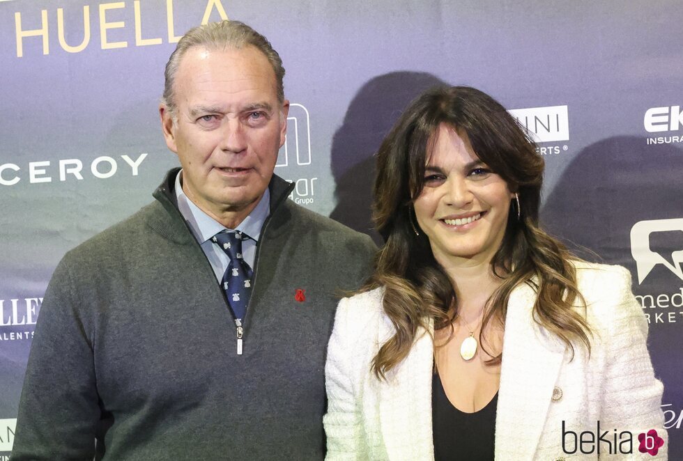 Bertín Osborne y Fabiola Martínez en la presentación de la Fundación Kike Osborne