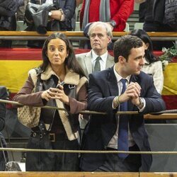 La Infanta Elena con Victoria Federica y Froilán en una corrida de toros solidaria por Valencia