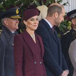 Kate Middleton reaparece en la visita de Estado del Emir de Catar