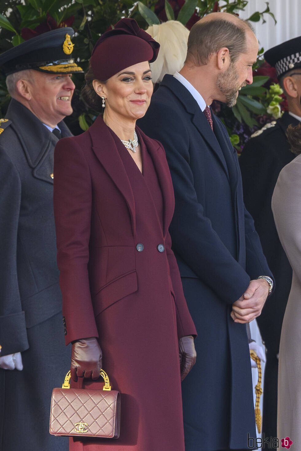 Kate Middleton reaparece en la visita de Estado del Emir de Catar