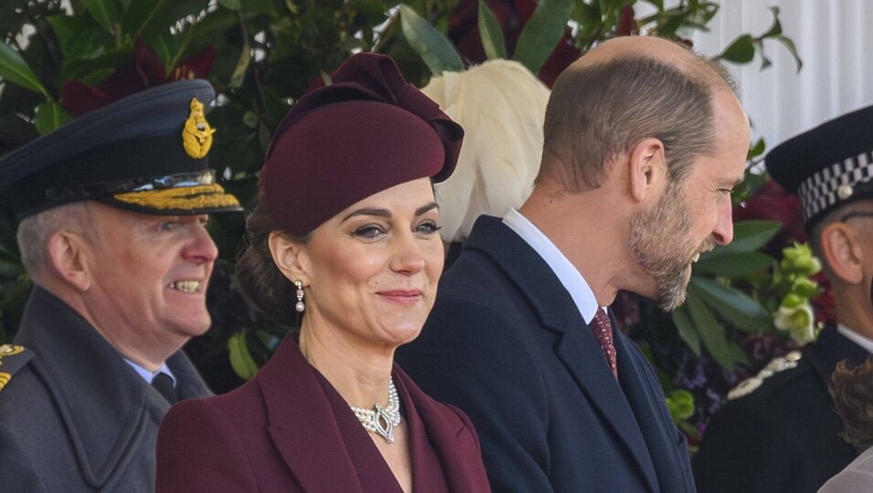 Kate Middleton reaparece en la visita de Estado del Emir de Catar