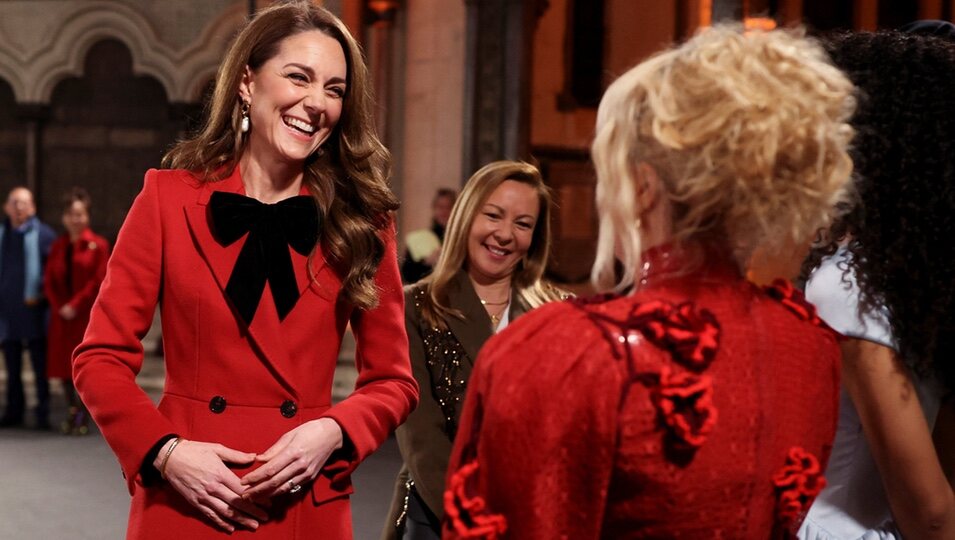 Kate Middleton en la abadía de Westminster para el concierto de Villancicos el 6 de diciembre de 2024