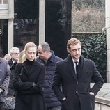 Pierre Casiraghi y Beatrice Borromeo en el funeral de Fernanda Biffi Casiraghi