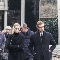 Pierre Casiraghi y Beatrice Borromeo en el funeral de Fernanda Biffi Casiraghi