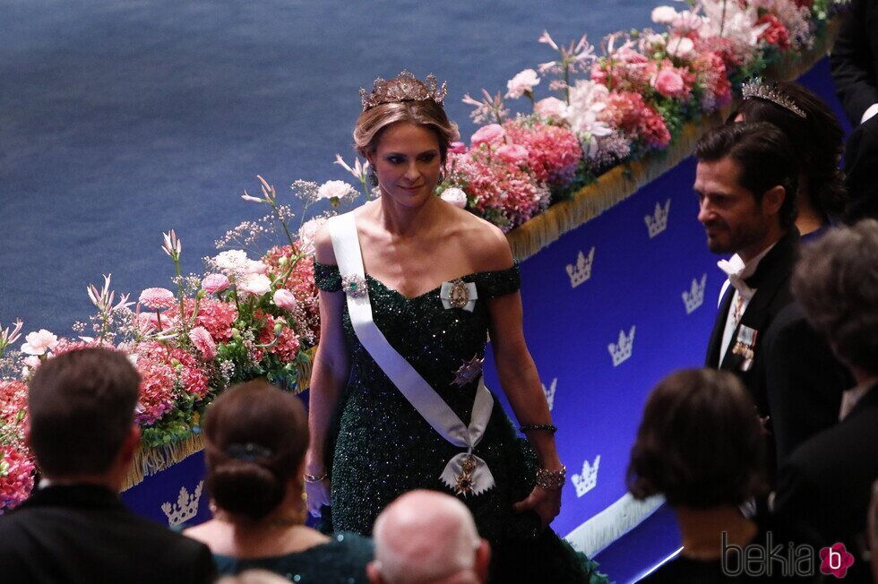 Magdalena de Suecia y Carlos Felipe de Suecia en los Premios Nobel 2024